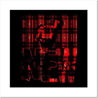 New believers (red plaid) Posters and Art